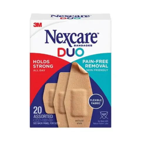 3M Nexcare Duo Comfort Assorted Bandages for Wound Care 20s thumbnail 1