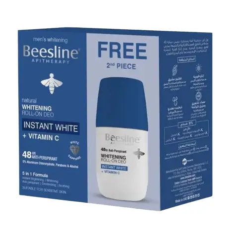 Beesline Deo Instanat White+Vitamin C Roll On 50mL 1+1