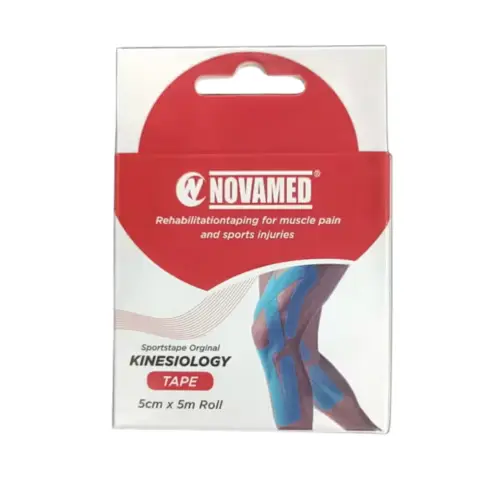 Novamed Kinesiology Sports Tape Black 5cm thumbnail 1