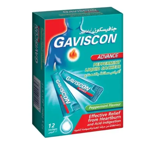 Gaviscon Peppermint Sachets 10ml 12s thumbnail 1