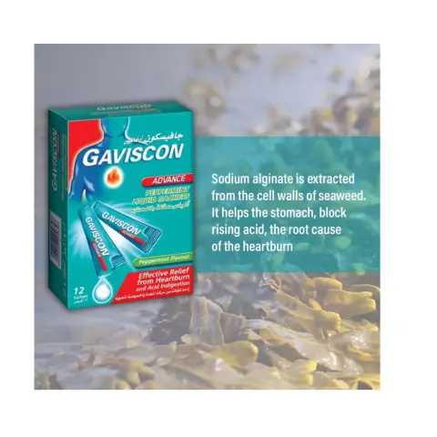 Gaviscon Peppermint Sachets 10ml 12s thumbnail 2
