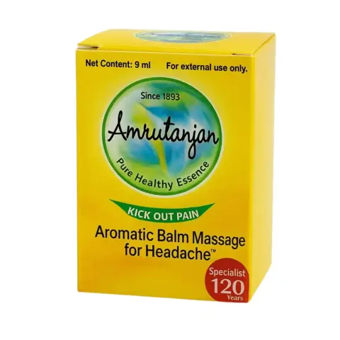 Amrutanjan Aromatic Blam Yellow 9mL thumbnail 1