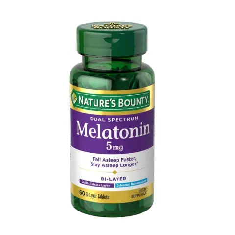 Nature's Bounty Melatonin 5mg Tablets 60 Count thumbnail 1