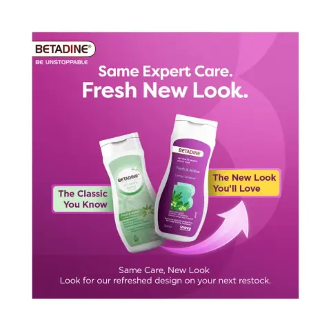 Betadine Fresh & Active Intimate Wash 250mL thumbnail 2