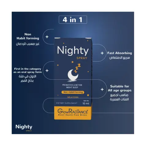 Glow Radiance Nighty Melatonin Night Spray 30ml thumbnail 3