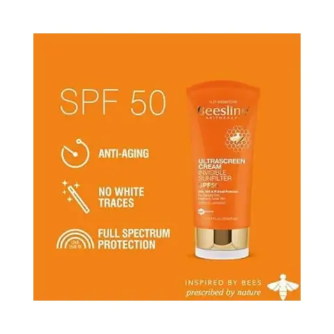 Beesline Ultrascreen Cream SPF50 Invisible Sunfilter 60mL 1+1 thumbnail 2