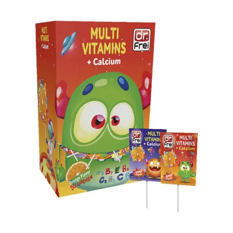 Dr Frei Multi Vitamins + Calcium Lollipop 1s thumbnail 1
