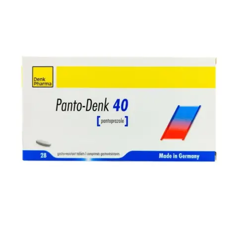 Panto-Denk 40mg 28 Tablets thumbnail 1