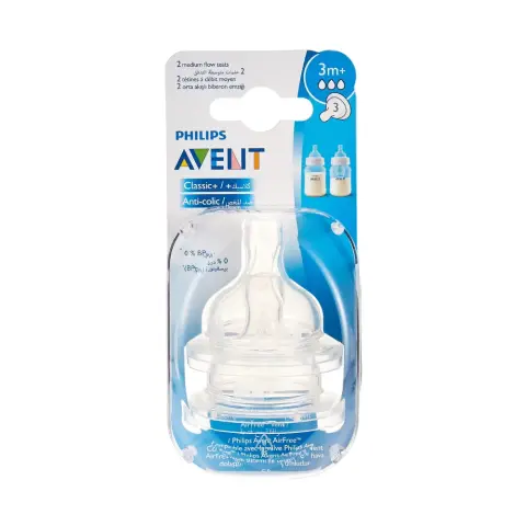 Philips Avent Scf633/27 Anti Colic Teats 3 Holes 3M+ thumbnail 1