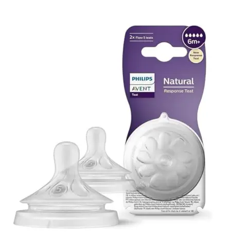 Philips Avent Scf044/27 Natural Teats 6M X2 thumbnail 1