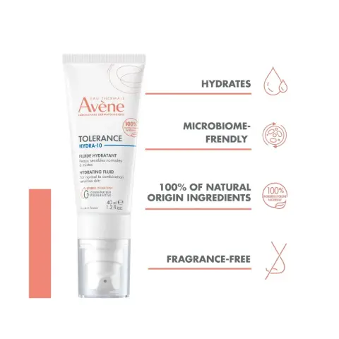 Avene Tolerance Hydra-10 Fluid 40Ml thumbnail 3