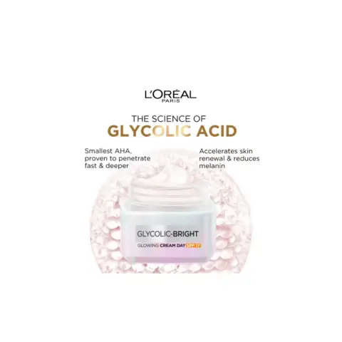 L'Oreal Glycolic Bright Day Cream SPF30 50mL thumbnail 2