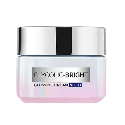 L'Oreal Glycolic Bright Night Cream 50mL thumbnail 1