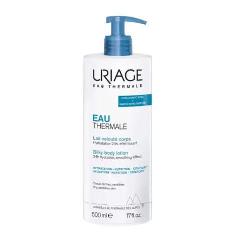 Uriage Eau Thermale Silky Body Lotion For Dry & Sensitive Skin 500mL thumbnail 1