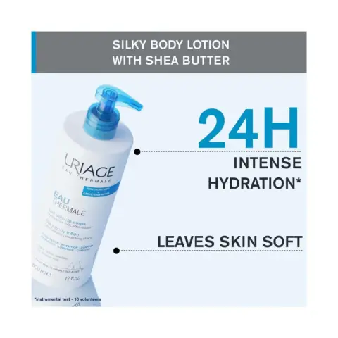 Uriage Eau Thermale Silky Body Lotion For Dry & Sensitive Skin 500mL thumbnail 2
