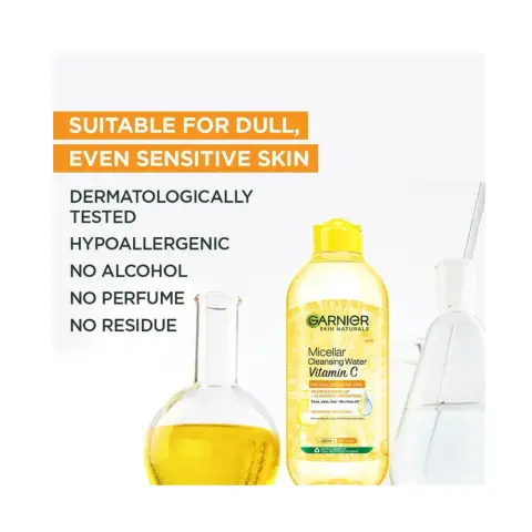 Garnier Micellar Cleansing Water Vitamin C 400mL thumbnail 3