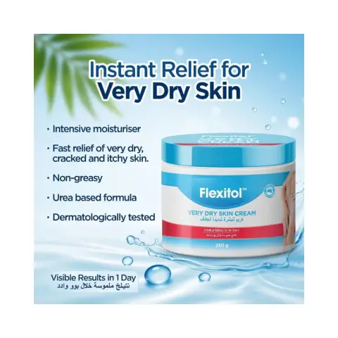 Flexitol Very Dry Skin Cream Tub 250G thumbnail 2