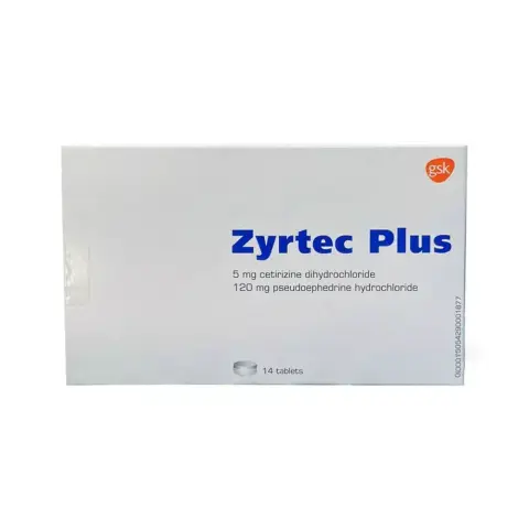 Zyrtec Plus 5mg/120mg 14s thumbnail 1