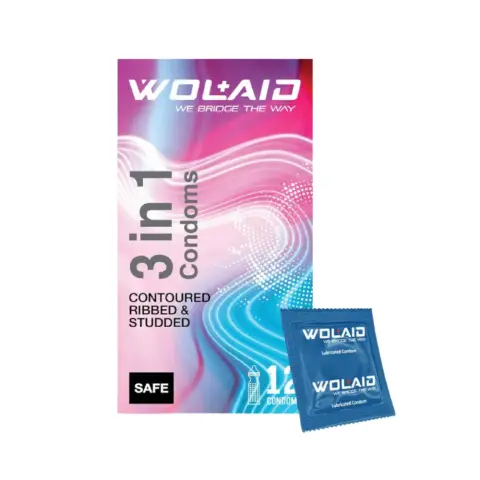 Wolaid 3 In 1 Condom 12S thumbnail 1