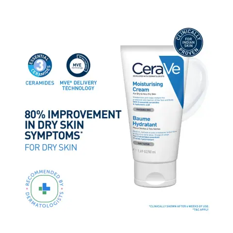 CeraVe Moisturising Cream for Dry to Very Dry Skin 50ml thumbnail 2