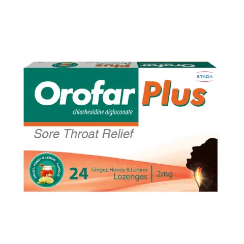 Orofar Plus Ginger Honey Lemon Lozenges 24s thumbnail 1