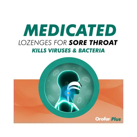 Orofar Plus Ginger Honey Lemon Lozenges 24s thumbnail 2
