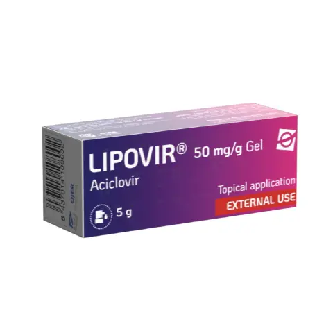 Lipovir 5% Gel 5g thumbnail 1