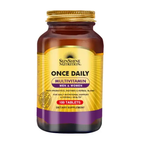 Sunshine Nutrition Daily Multivitamin Men And Women Tablets 100S thumbnail 1