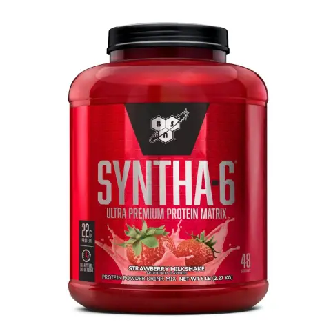 Bsn Syntha 6 Strawberry Protein Powder 5Lb thumbnail 1