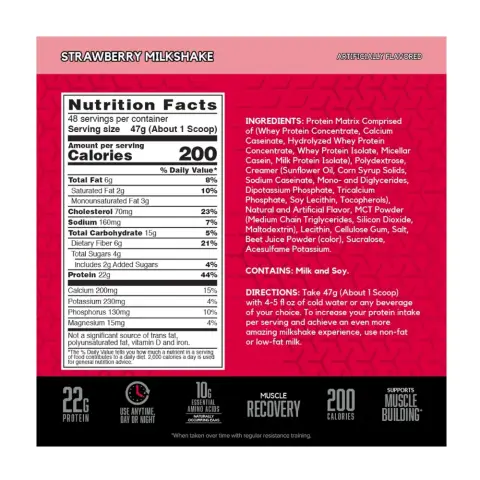 Bsn Syntha 6 Strawberry Protein Powder 5Lb thumbnail 2