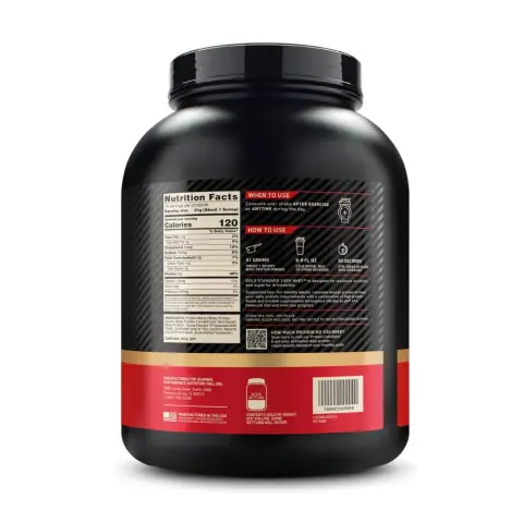 Optimum Nutrition 100% Whey Gold Standard Double Rich Chocolate 5lb thumbnail 3