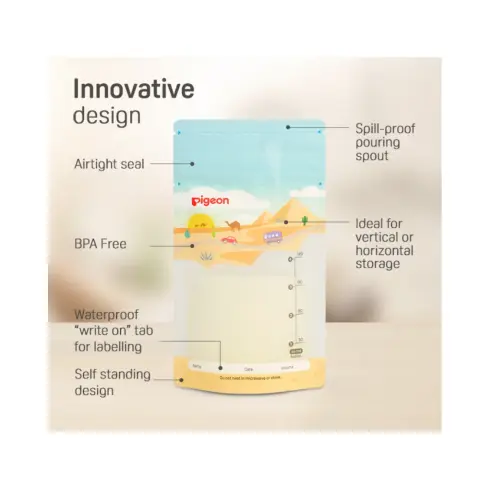 Pigeon 79320 Breast Milk Storage Bags 120Ml 25S thumbnail 3