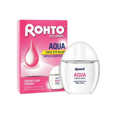 Rohto Aqua Eye Drops 13mL thumbnail 2