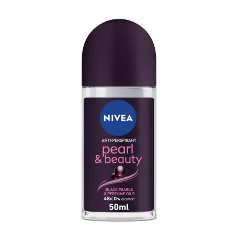 Nivea Pearl Beauty Black Roll-On Deodorant 50mL thumbnail 1