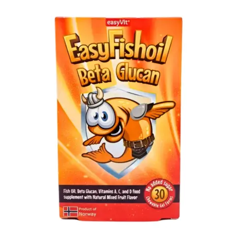 Easyvit Easy Fish Oil Beta Glucan Gel 30s thumbnail 1