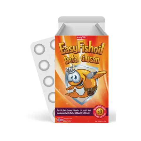 Easyvit Easy Fish Oil Beta Glucan Gel 30s thumbnail 2