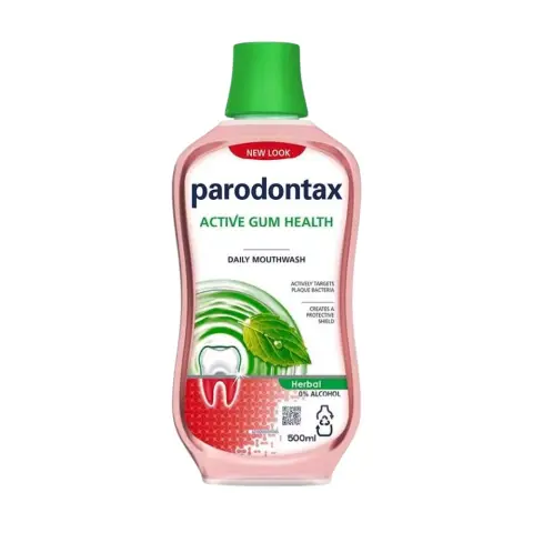 Parodontax Gum Care Herbal Mouthwash 500mL thumbnail 1