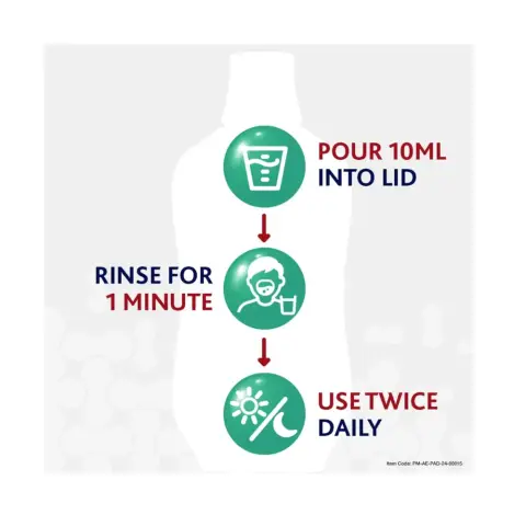 Parodontax Gum Care Herbal Mouthwash 500mL thumbnail 3