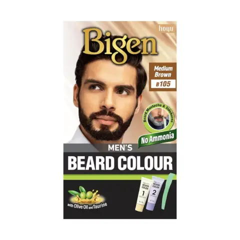Bigen Beard Color B105 Medium Brown thumbnail 1