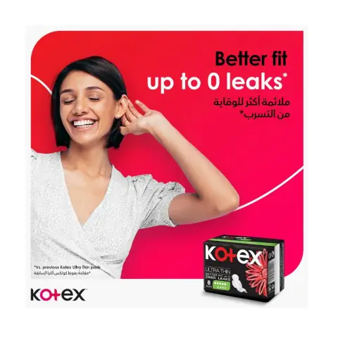 Kotex Natural Ultra Thin Super Sanitary Pads 16S thumbnail 2