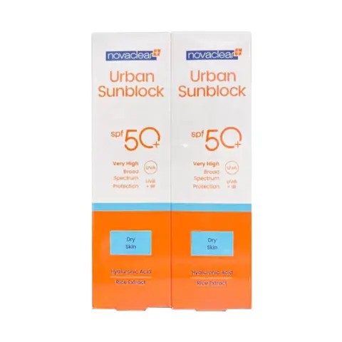 Novaclear Urban Sunblock SPF50+ Dry Skin 1+1 thumbnail 1