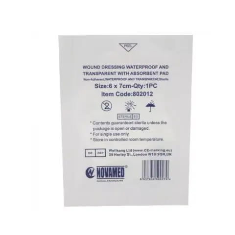 Novamed Waterproof PE Transparent Adhesive Strips 40s thumbnail 1