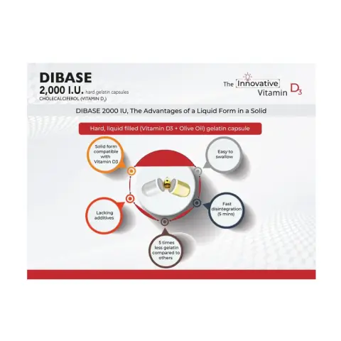 Dibase 2000IU Capsule 30s thumbnail 2