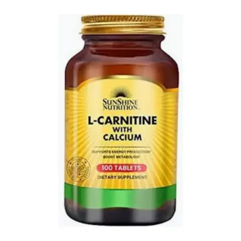 Sunshine Nutrition L-Carnitine With Calcium Tablets 100S