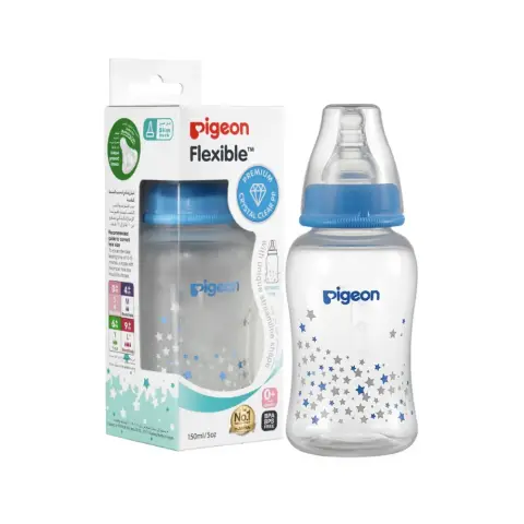 Pigeon 78272 Streamline Slim Neck Pp Decorated Bottle 150Ml thumbnail 1