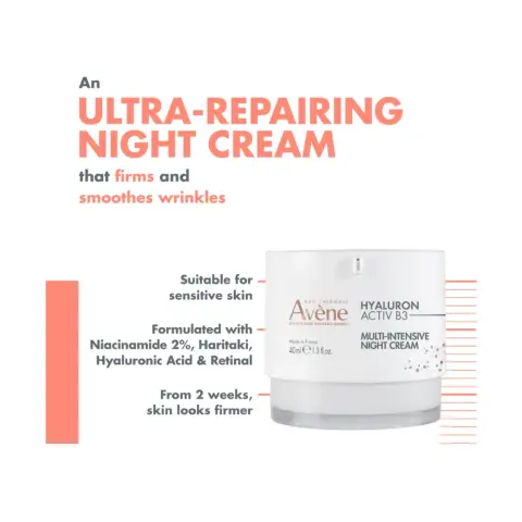 Avene Hyaluron Activ B3 Night Cream 40ml thumbnail 2