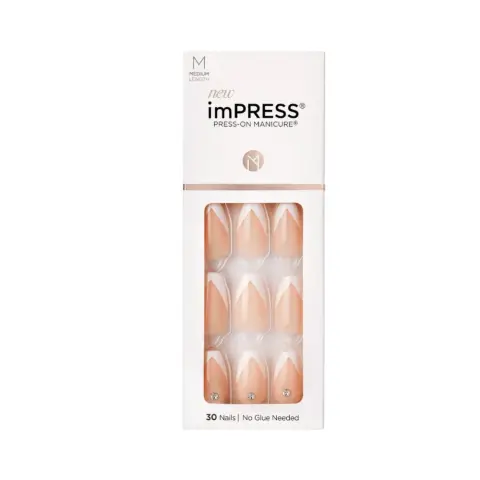 Kiss Impress Medium Nails So French KIMM04C thumbnail 1