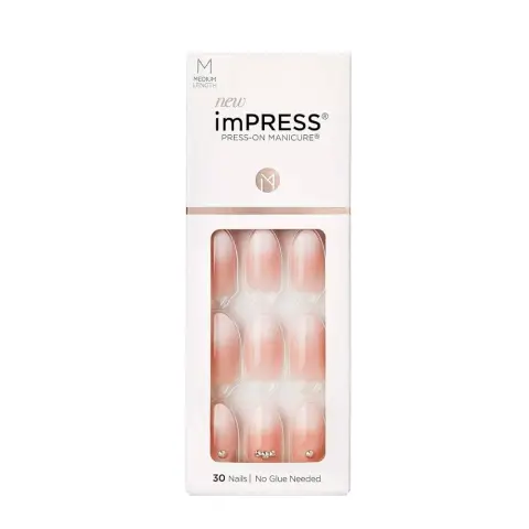 Kiss Impress Kimm01C Medium Nails Awestruck thumbnail 1