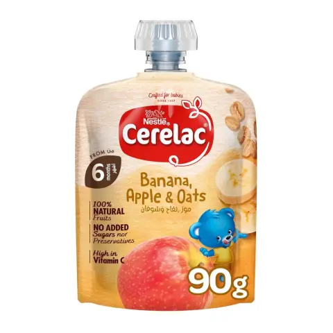 Nestle Cerelac Apple Banana Oat 90Gm thumbnail 1