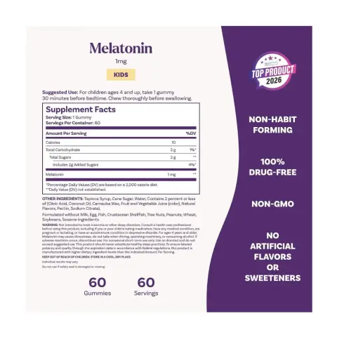 Natrol Kids Melatonin Gummies 60S thumbnail 2